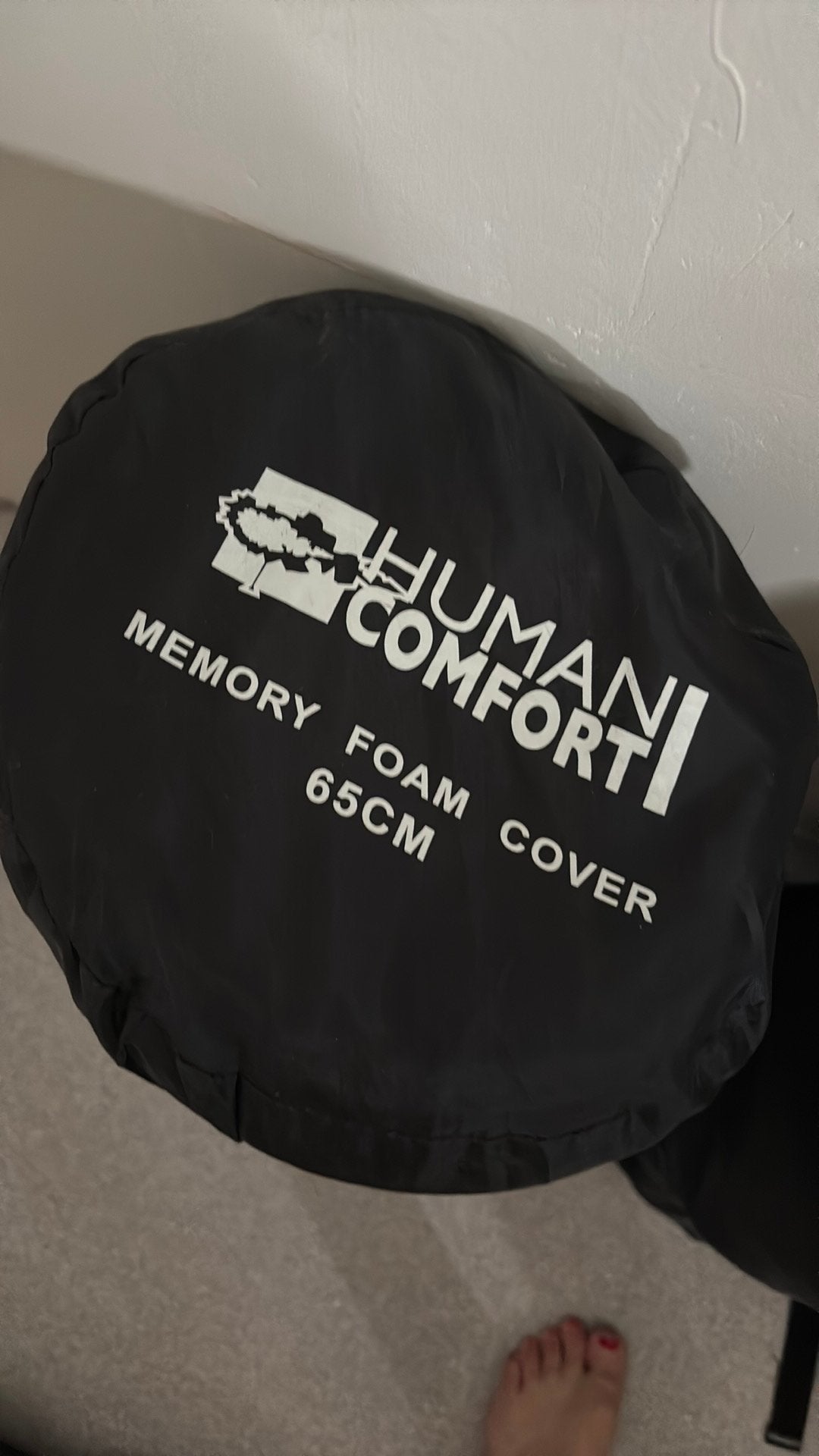 Human comfort Topping memory foam campingmatras, Ophalen, Gebruikt, 1-persoons