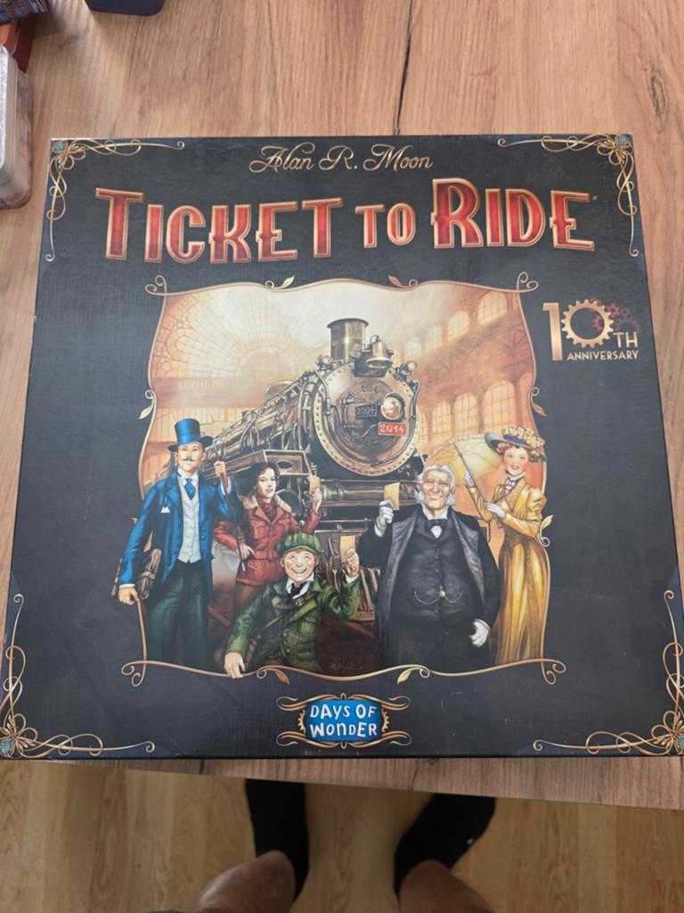 Ticket to Ride Nederlands Compleet + 10th Anniversary, Hobby en Vrije tijd, Gezelschapsspellen | Bordspellen, Ophalen, Days of Wonder
