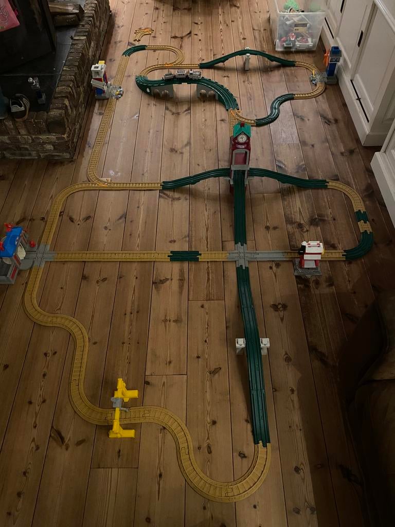 Fisher price Geotrax electrische trein XXL, Ophalen, Gebruikt, Speelset
