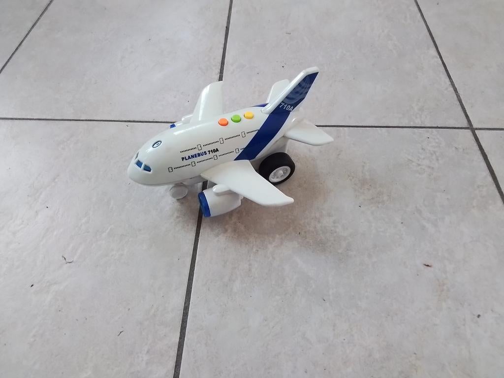 Speelgoed vliegtuig met geluid en licht, Ophalen of Verzenden, Gebruikt