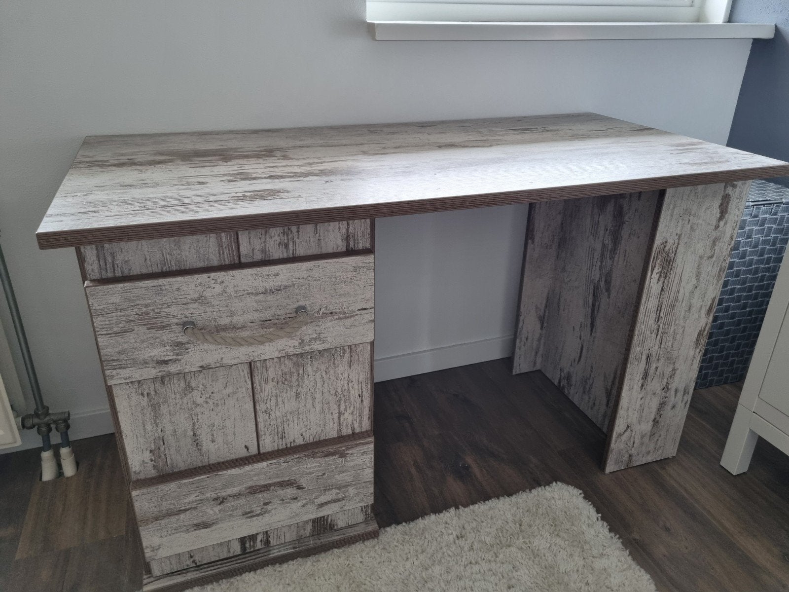 Stoere tienerkamer: Bureau, kledingkast, bed + lattenbodem, Huis en Inrichting, Slaapkamer | Complete slaapkamers, Ophalen, Zo goed als nieuw