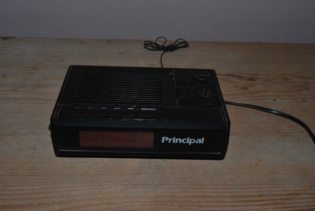 Principal wekker radio, Ophalen, Gebruikt, Analoog