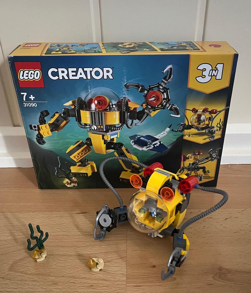 Lego Creator Onderwater robot #31090, Ophalen of Verzenden, Zo goed als nieuw