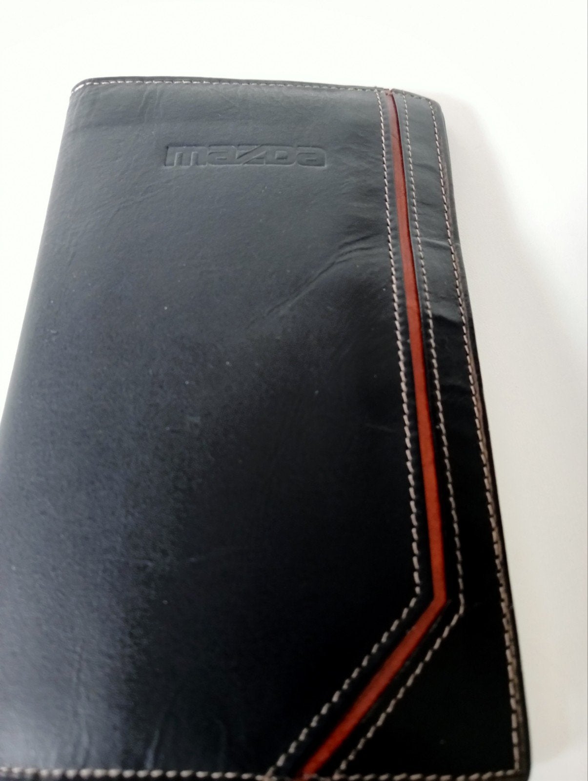 Mazda Leren Pasjeshouder/Portemonnee - Zwart, Sieraden, Tassen en Uiterlijk, Overige merken, Zwart, Nieuw, Ophalen of Verzenden