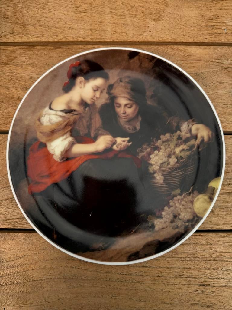Wandbord "Die kleine Obsthändlerin" Goebel, Antiek en Kunst, Ophalen of Verzenden