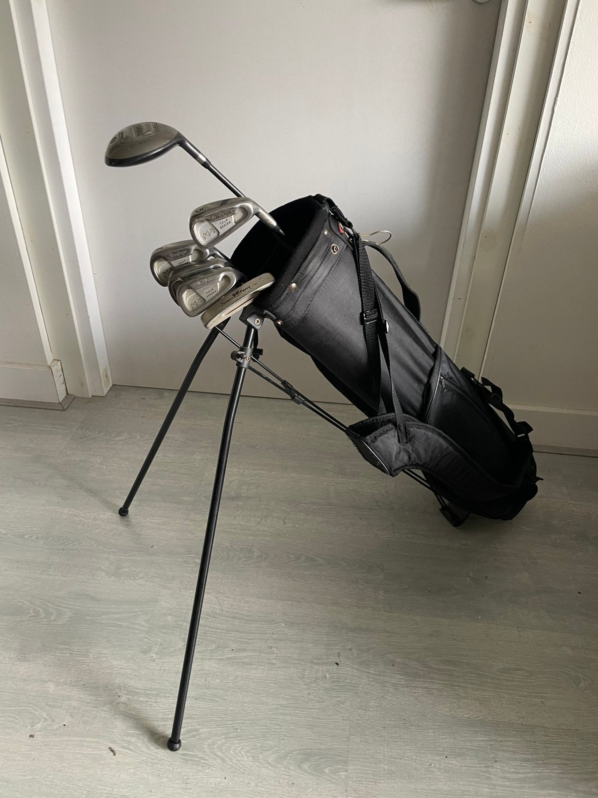Mooie Heren Golfset met standbag, rechtshandig, Sport en Fitness, Golf, Ophalen, Zo goed als nieuw, Set