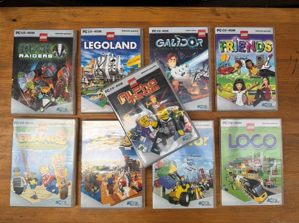 Lego CD-ROM Spellen Collectie - Nederlands Gesproken, Spelcomputers en Games, Gebruikt, Overige genres, 1 speler, Ophalen of Verzenden