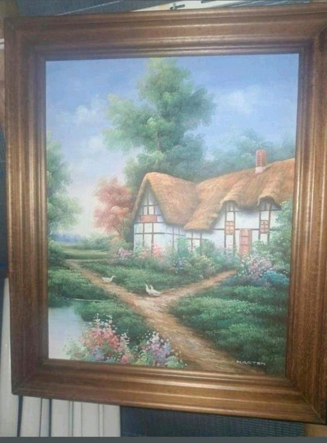 Schilderij van Marten, Ophalen, Landschap