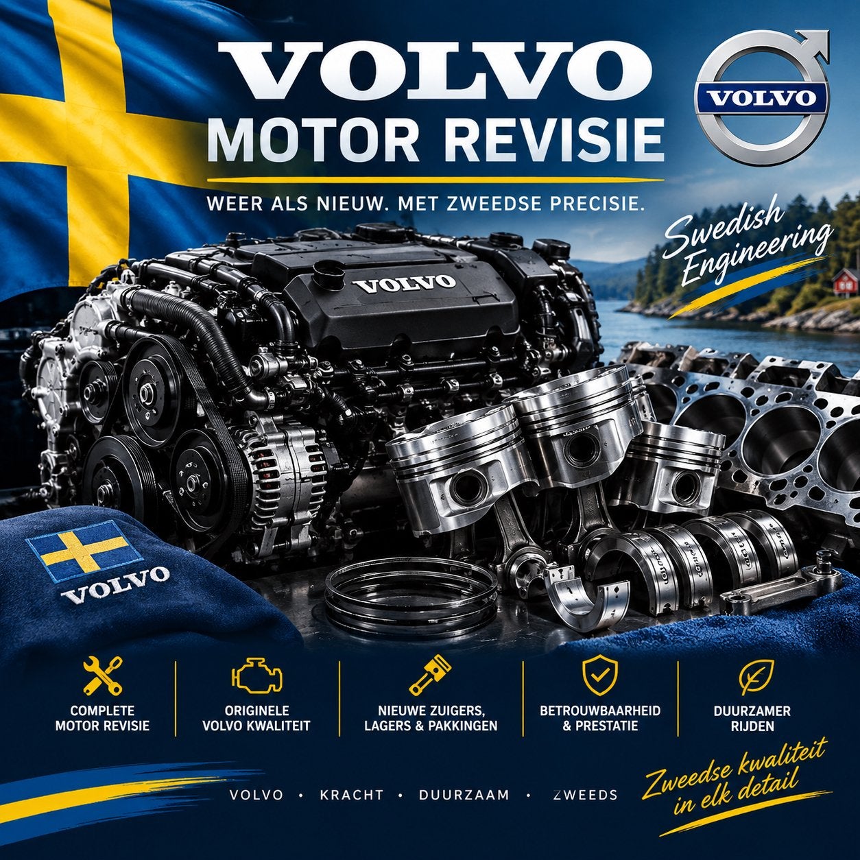Volvo olieverbruik reparatie/volvo revisie volvo specialist, Garantie, Overige werkzaamheden