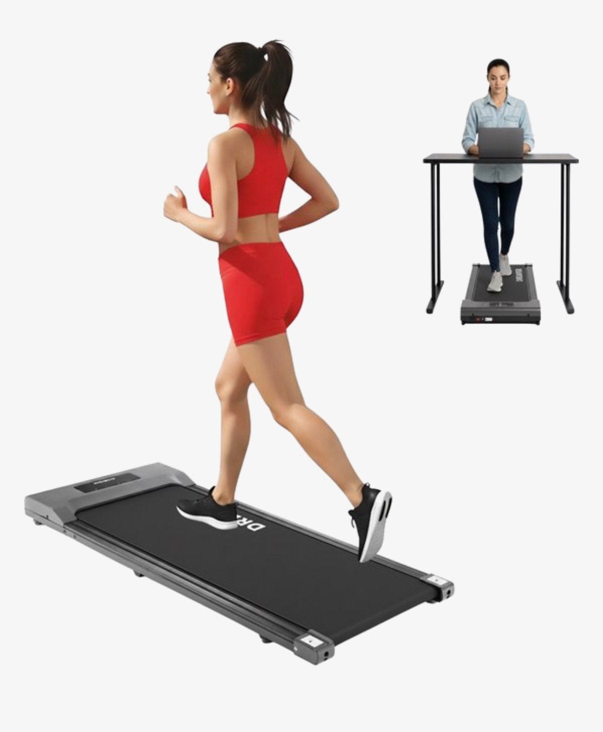 Dreaver S310, 2-in-1 loopband 1-10 km/u, Sport en Fitness, Fitnessapparatuur, Nieuw, Ophalen of Verzenden, Metaal, Loopband