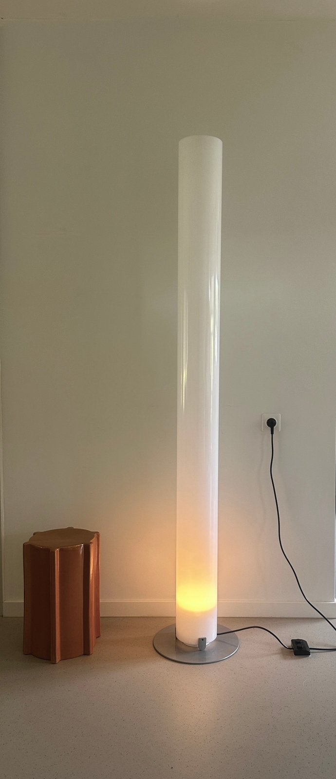 Stylos vloerlamp by Achille Castiglioni for FLOS, Italy, Ophalen, Kunststof, Italiaans design - lamp, Zo goed als nieuw