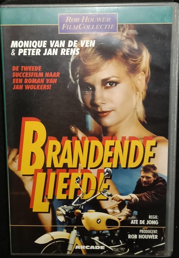 Brandende Liefde vhs, Cd's en Dvd's, Alle leeftijden, Ophalen of Verzenden, Zo goed als nieuw