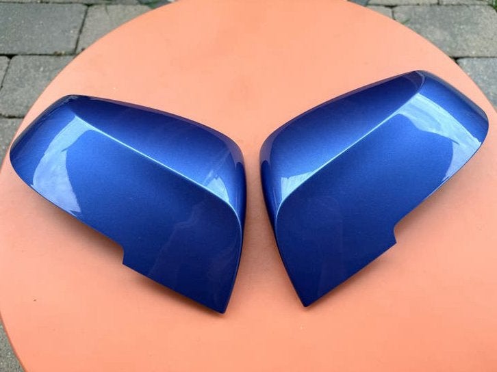 Originele spiegelkappen BMW F30 F31 3-serie Blauw, Auto-onderdelen, Spiegels, Ophalen of Verzenden, Gebruikt, BMW