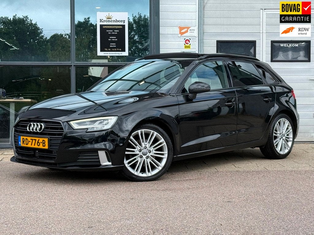 Audi A3 Sportback 1.5 TFSI CoD S-Line| PANO| NAP| CARPLAY, Auto's, Audi, 4 cilinders, 150 pk, Leder en Stof, Zwart