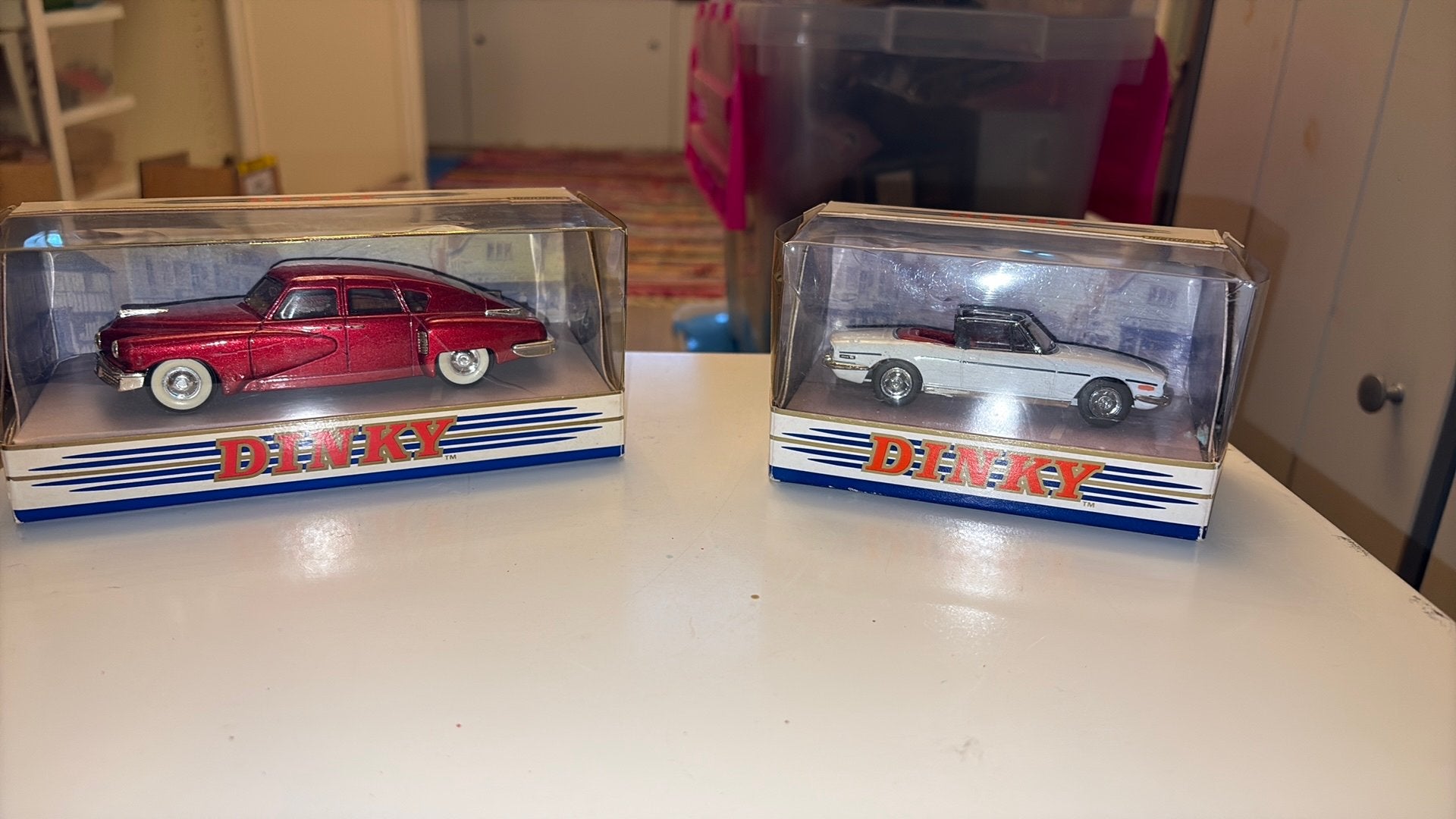 DINKY TOYS TRUIMPH EN TUCKER, Ophalen of Verzenden, Nieuw, Auto, Overige merken