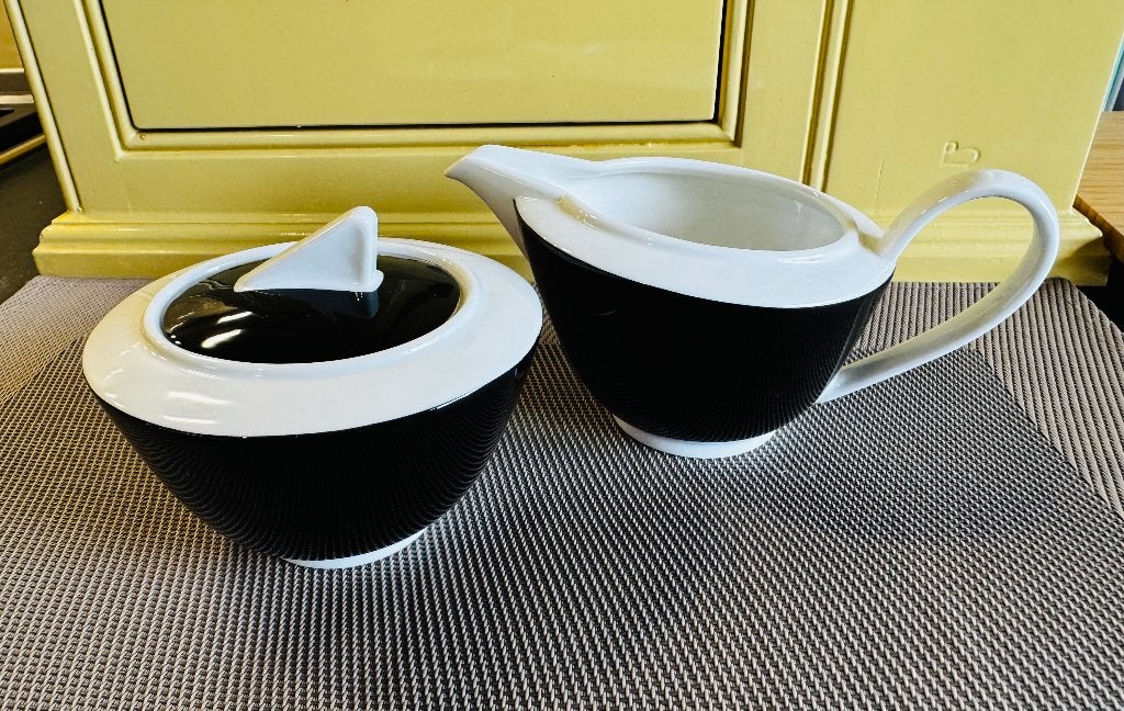 Villeroy & Boch suiker en melk stelletje, Ophalen of Verzenden, Zo goed als nieuw, Overige stijlen, Porselein
