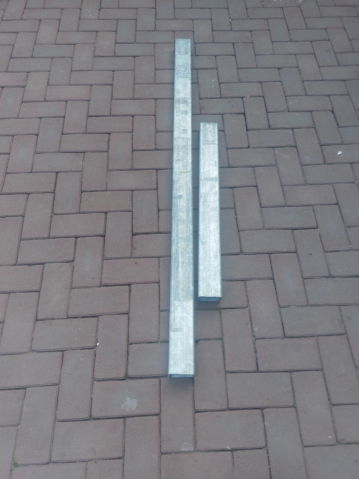Zwaar gegalvaniseerd kokerprofiel 80×50×5 1×1,61 1×79,5, Ophalen, Zo goed als nieuw, 100 tot 250 mm, Overige typen