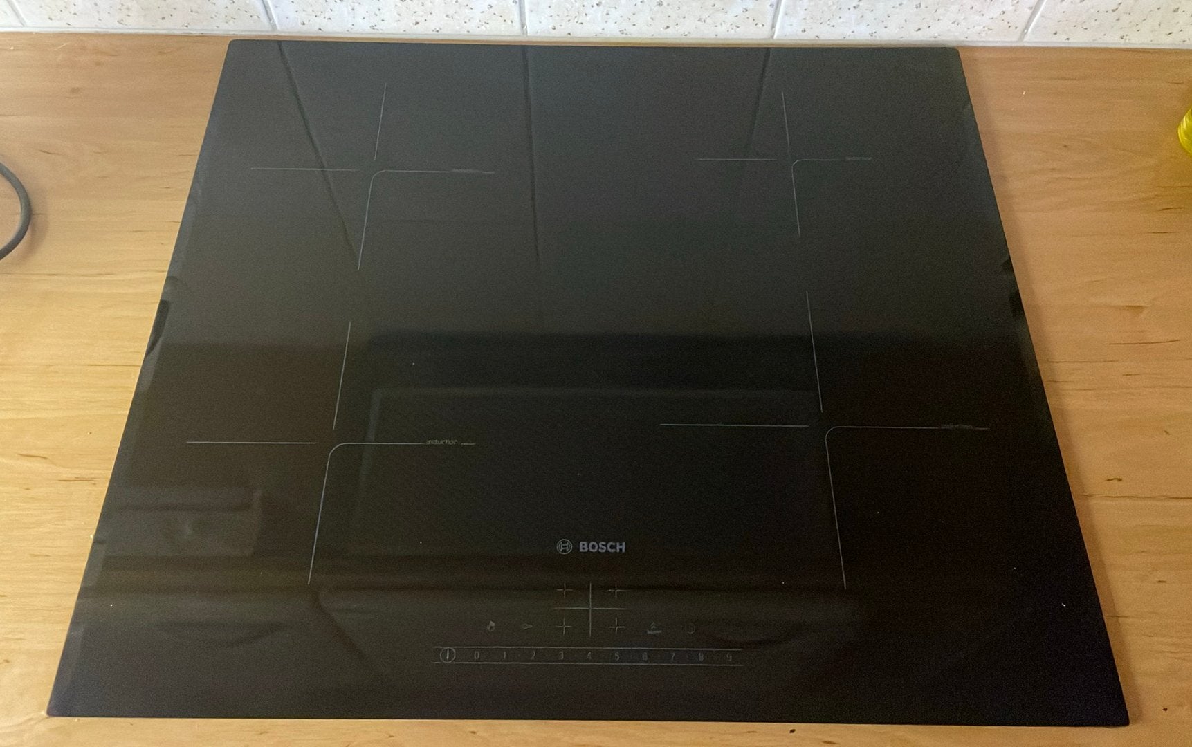 Bosch PNE 651 Inductiekookplaat, Witgoed en Apparatuur, Ophalen, 4 kookzones, Zo goed als nieuw, Inbouw