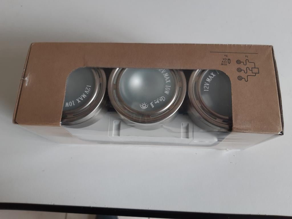 3 Spotlights nieuw in originele doosverpakking, Ophalen