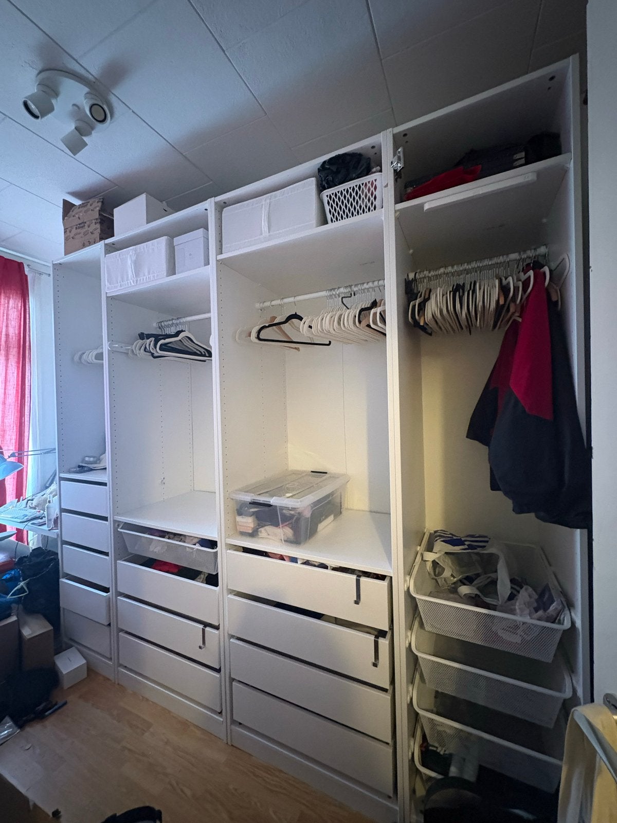 IKEA PAX Kledingkast Kast - 250x58x201 cm, Huis en Inrichting, Kasten | Kledingkasten, Gebruikt, 200 cm of meer, 200 cm of meer