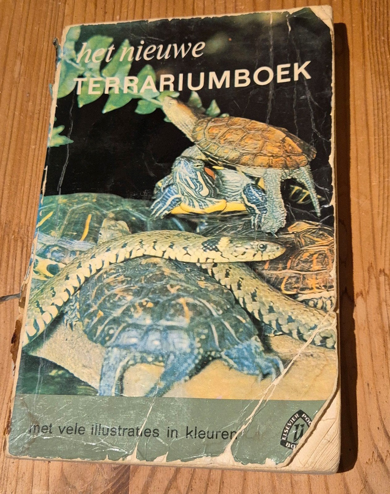 Het Nieuwe Terrariumboek - Elsevier's Praktische Pocket, Boeken, Natuur, Verzenden, Gelezen, Overige onderwerpen, C. van de Werken