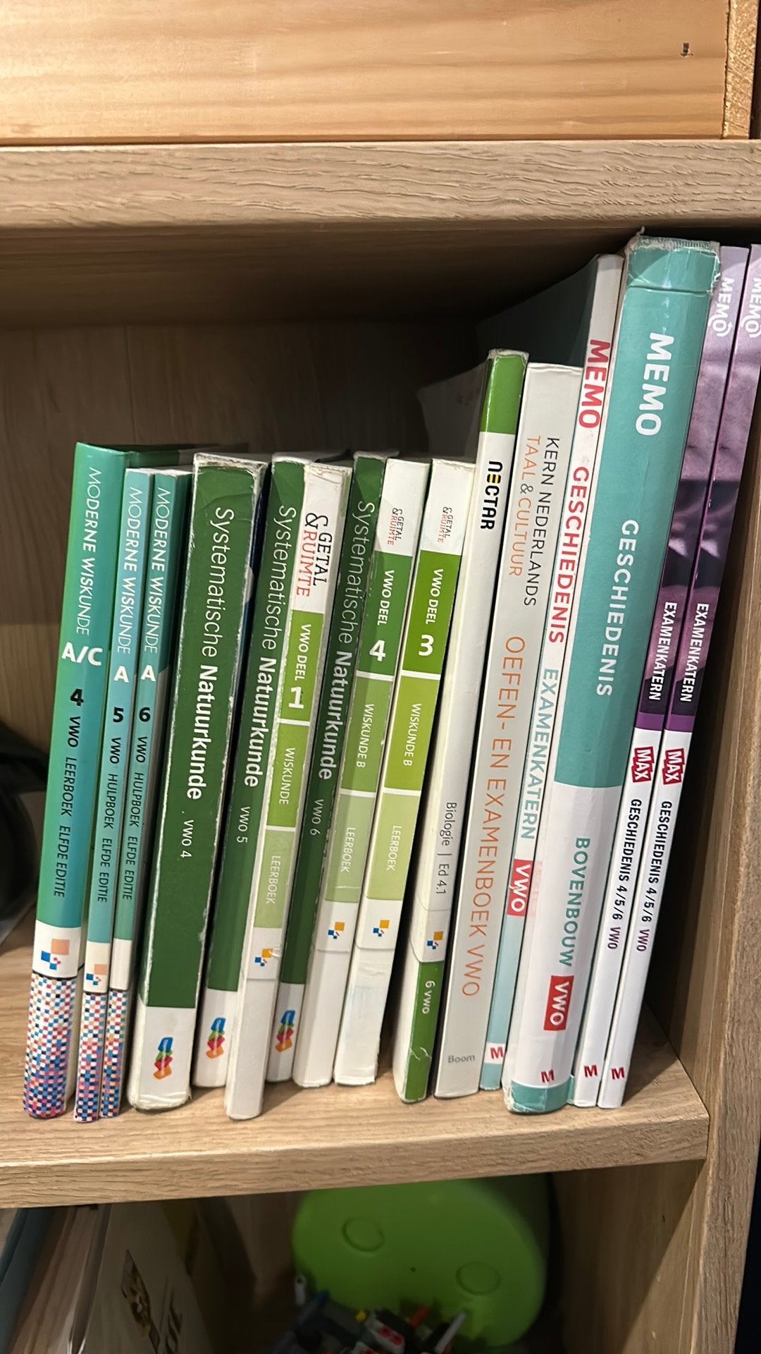VWO schoolboeken wiskunde natuurkunde geschiedenis biologie, Ophalen of Verzenden, Gelezen