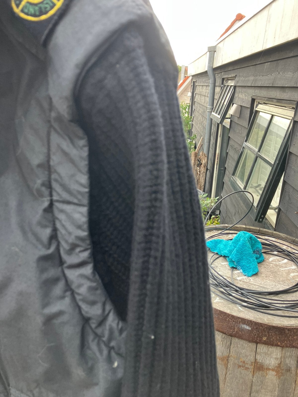 Stone Island Naslan Light Watro Primaloft-TC Jas Zwart, Kleding | Heren, Jassen | Winter, Ophalen of Verzenden, Gedragen, Maat 52/54 (L)