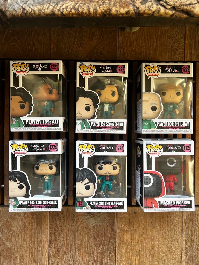 Squid Game / Round 6 Funko Pops, Ophalen of Verzenden, Nieuw