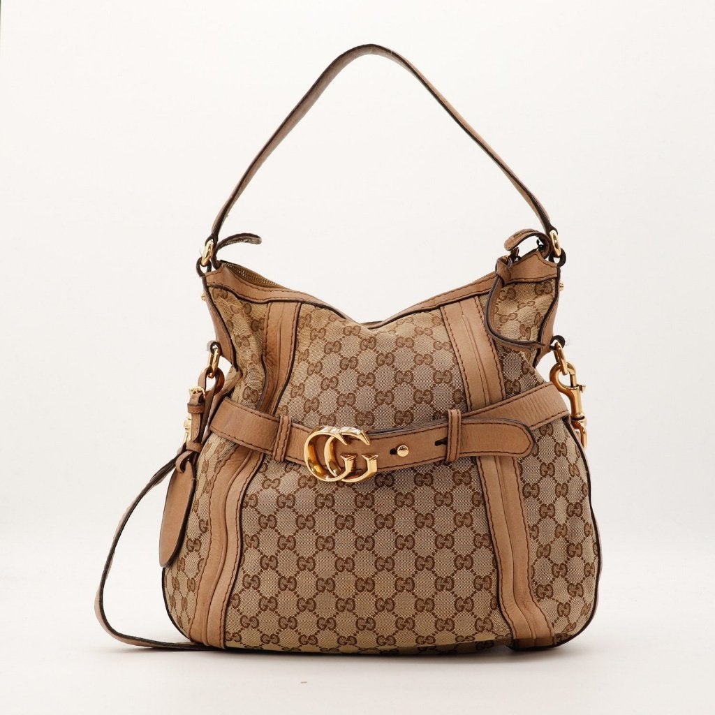 Gucci Running hobotas, Sieraden, Tassen en Uiterlijk, Verzenden, Gebruikt, Zwart, Overige typen