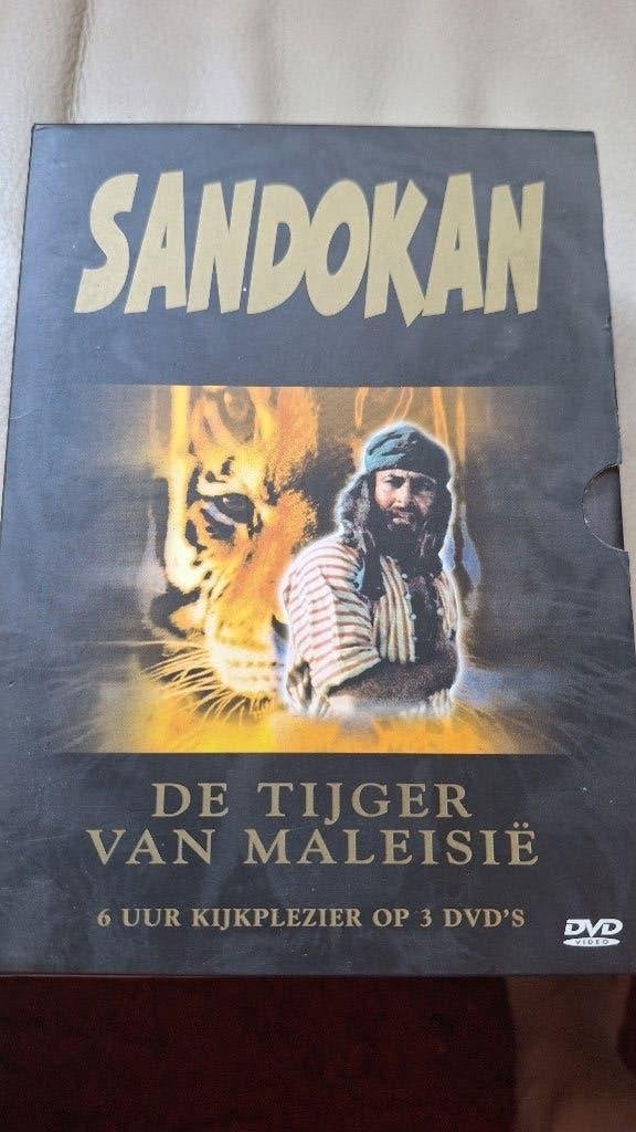 Sandokan 3 dvd box, Alle leeftijden, Ophalen of Verzenden, Zo goed als nieuw, Actie en Avontuur