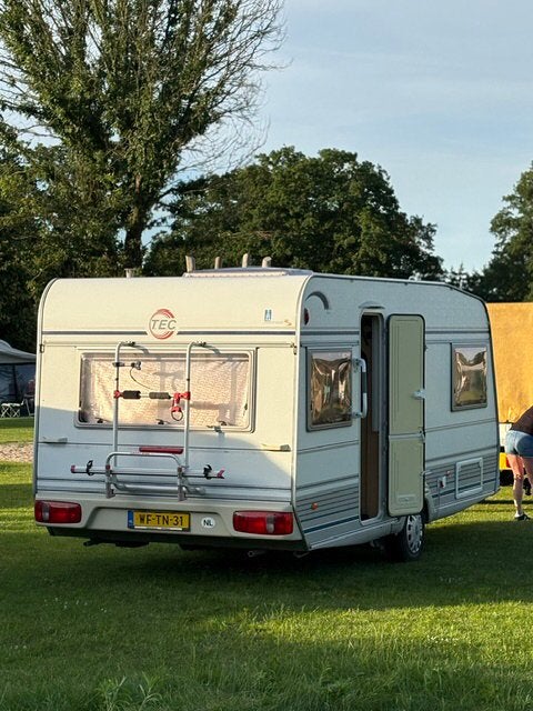 Te koop caravan tec travel king 470 te, Standaardzit, T.E.C., Schokbreker, Particulier
