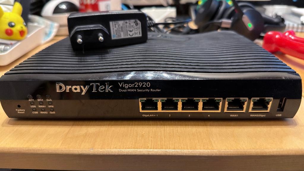Draytek Vigor 2920, Ophalen of Verzenden, Gebruikt, Router met modem, DrayTek
