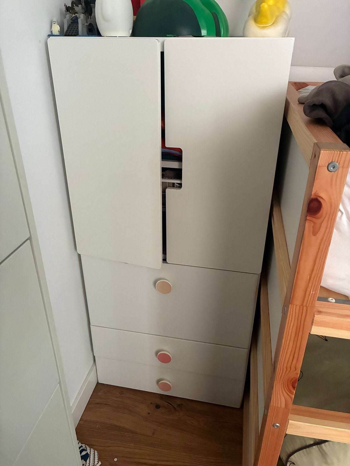 Ikea stuva/smastad kast met lades en deuren, Ophalen, Overige materialen, Minder dan 50 cm, Gebruikt