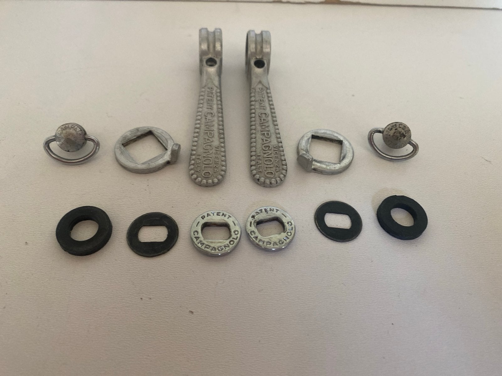 Campagnolo Derailleur Shifters en Onderdelen, Fietsen en Brommers, Gebruikt, Ophalen of Verzenden, Derailleur of Ketting, Aluminium