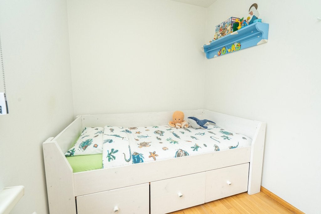 Gratis Kinderbed met lades en matras - 180x99.5x72 cm, Kinderen en Baby's, 85 tot 100 cm, Zo goed als nieuw, 180 cm of meer, Ophalen