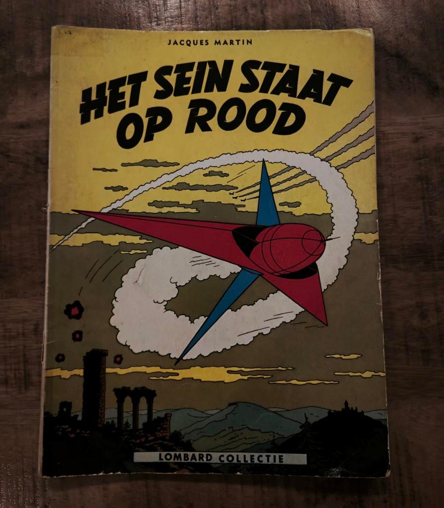 Jacques Martin - Het Sein Staat Op Rood (Lombard Collectie), Eén stripboek, Ophalen of Verzenden, Gelezen, Jacques Martin