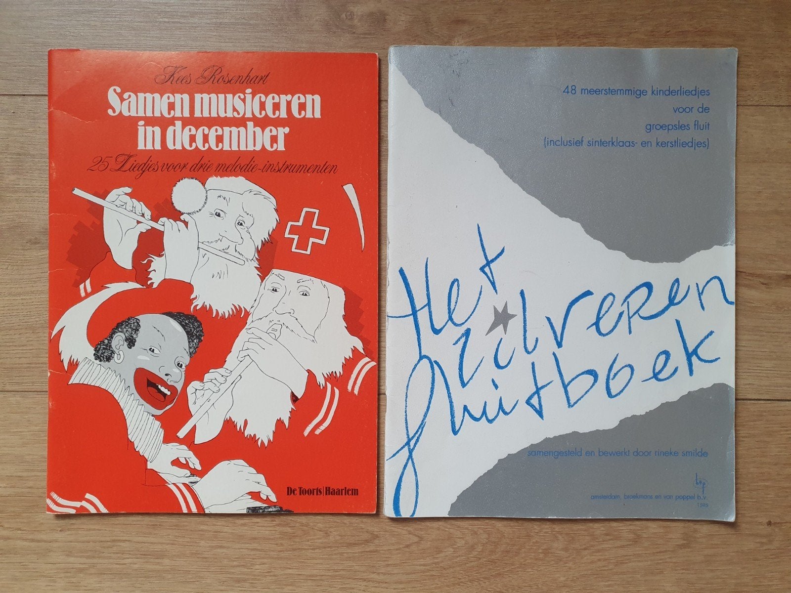 Muziekboeken: Het Zilveren Fluitboek & Samen Musiceren., Muziek en Instrumenten, Gebruikt, Overige genres, Les of Cursus, Ophalen of Verzenden