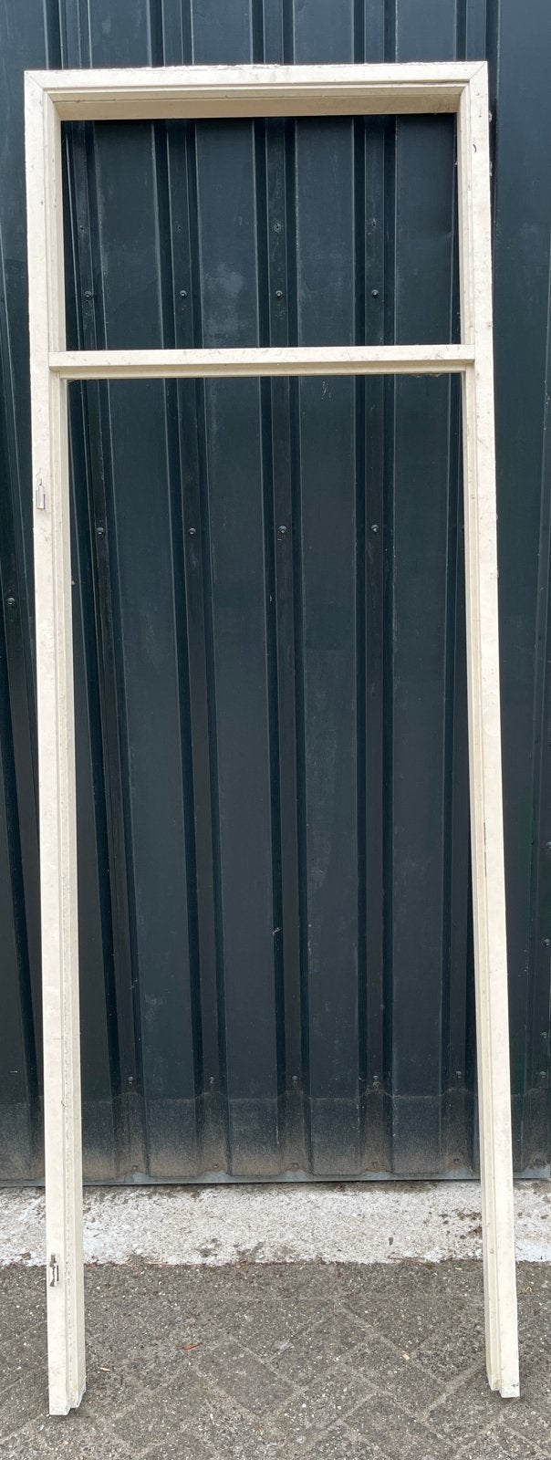 Stalen woningbouw kozijn met bovenlicht, Doe-het-zelf en Verbouw, Ophalen, Gebruikt