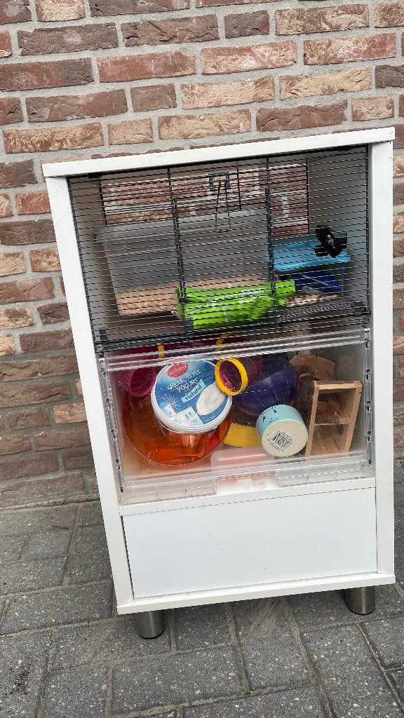 Hamsterkooi, gratis, Ophalen, Kooi, Gebruikt, 60 tot 90 cm