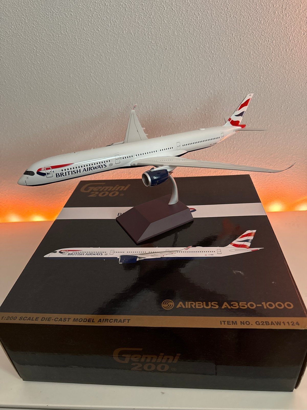 British Airways A350-1000 G-XWBB Gemini 200, Overige merken, 1:200 of kleiner, Nieuw, Ophalen of Verzenden