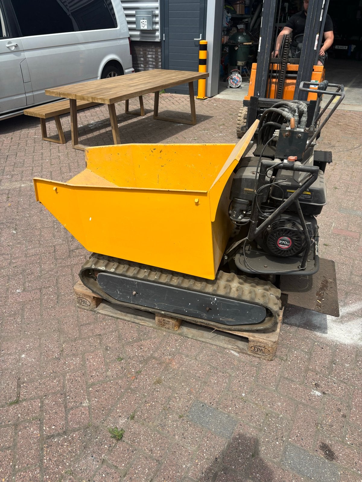 LUMAG Mini-Raupendumper - Krachtige Rupsdumper, Zakelijke goederen, Ophalen of Verzenden