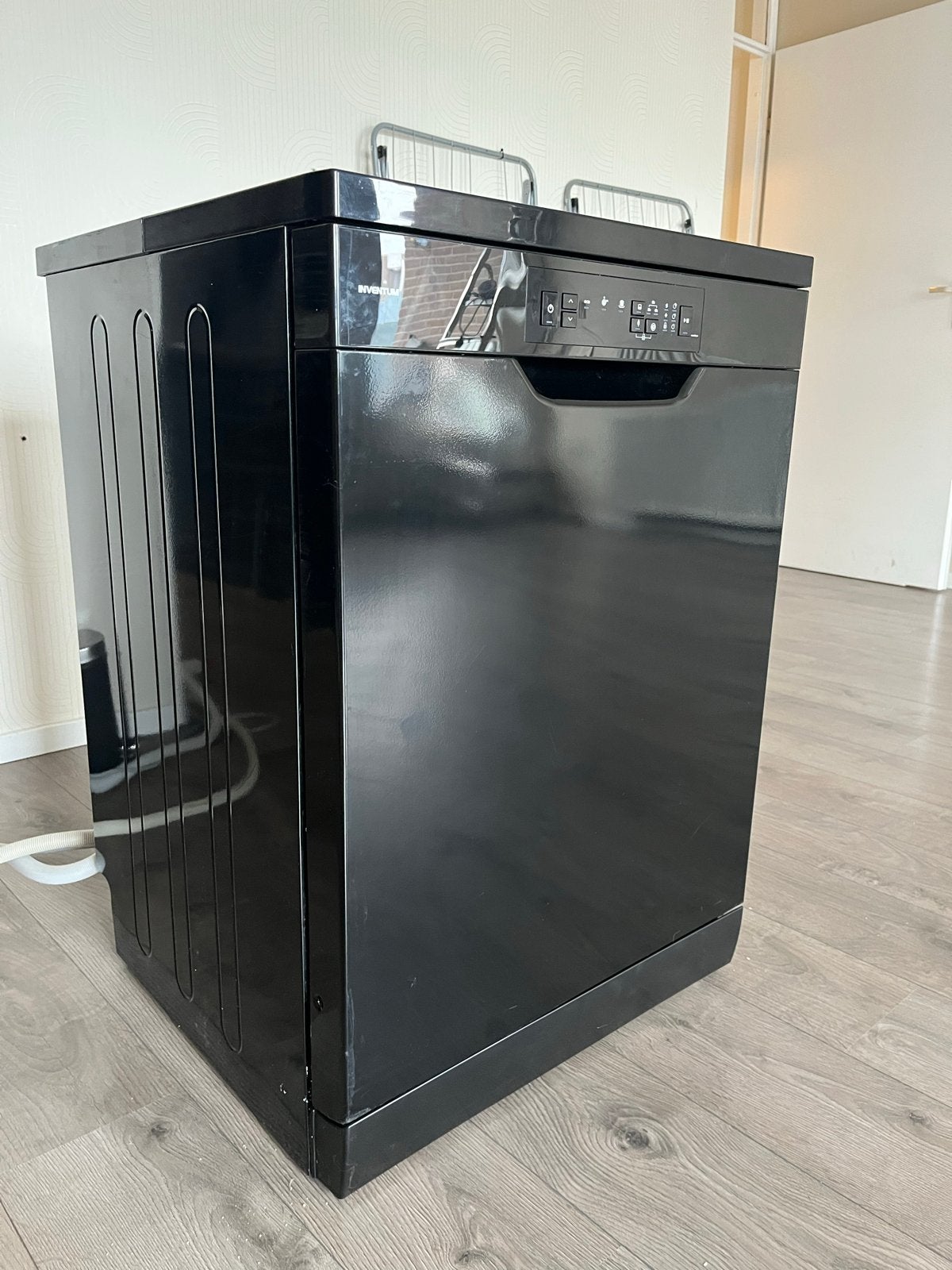 Inventum Vrijstaande Vaatwasser VW6008AB Zwart, Witgoed en Apparatuur, Vaatwasmachines, Ophalen, Gebruikt, Vrijstaand