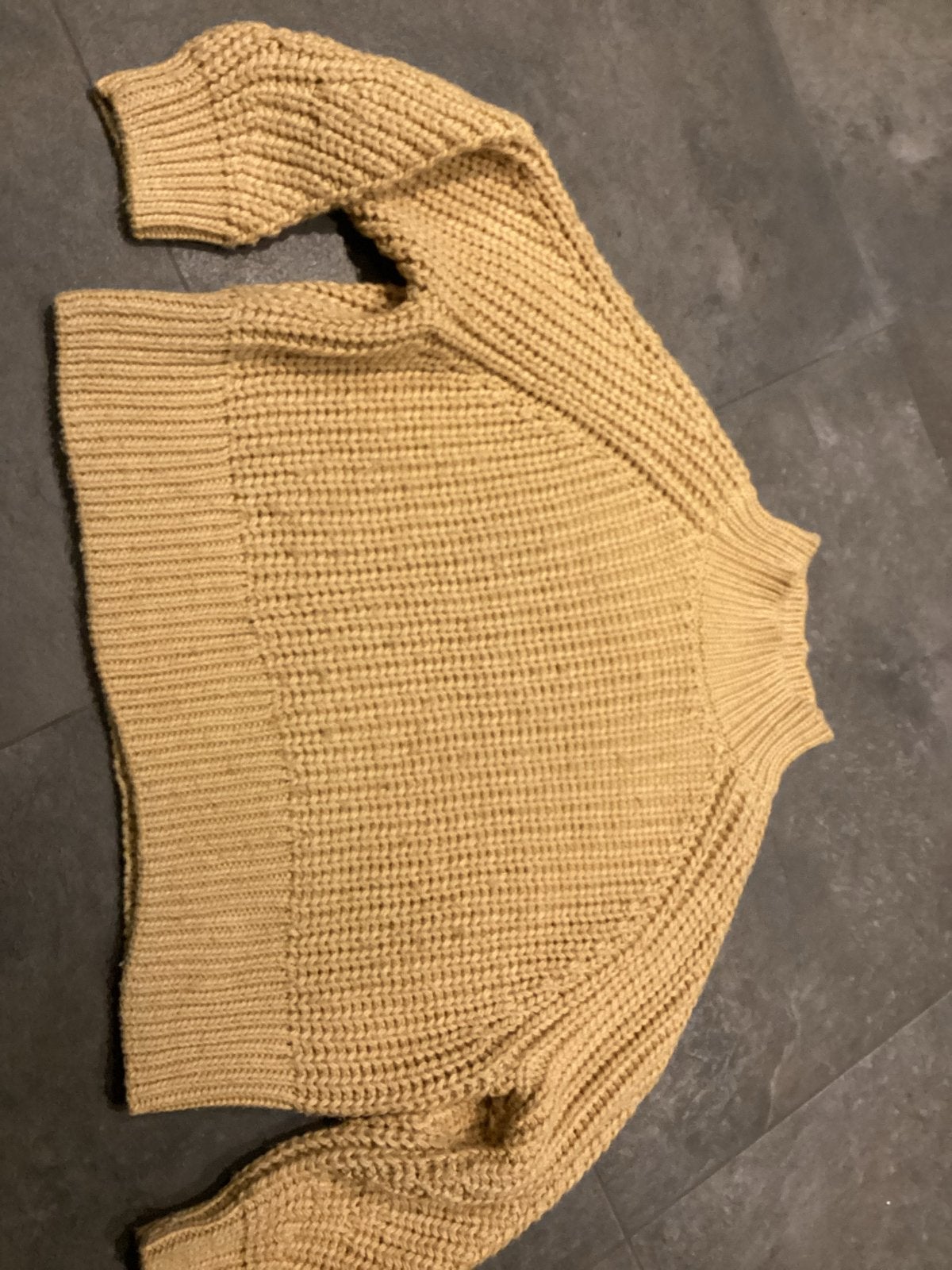 Mooie gebreide trui van H&M, maat XL, Ophalen of Verzenden, Gedragen, Maat 46/48 (XL) of groter, Beige