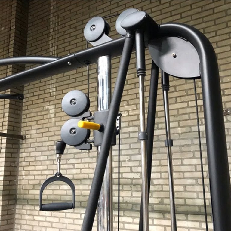 GYMFIT – CABLE CROSSOVER – DUAL PULLEY, Ophalen of Verzenden, Gebruikt, Armen, Overige typen