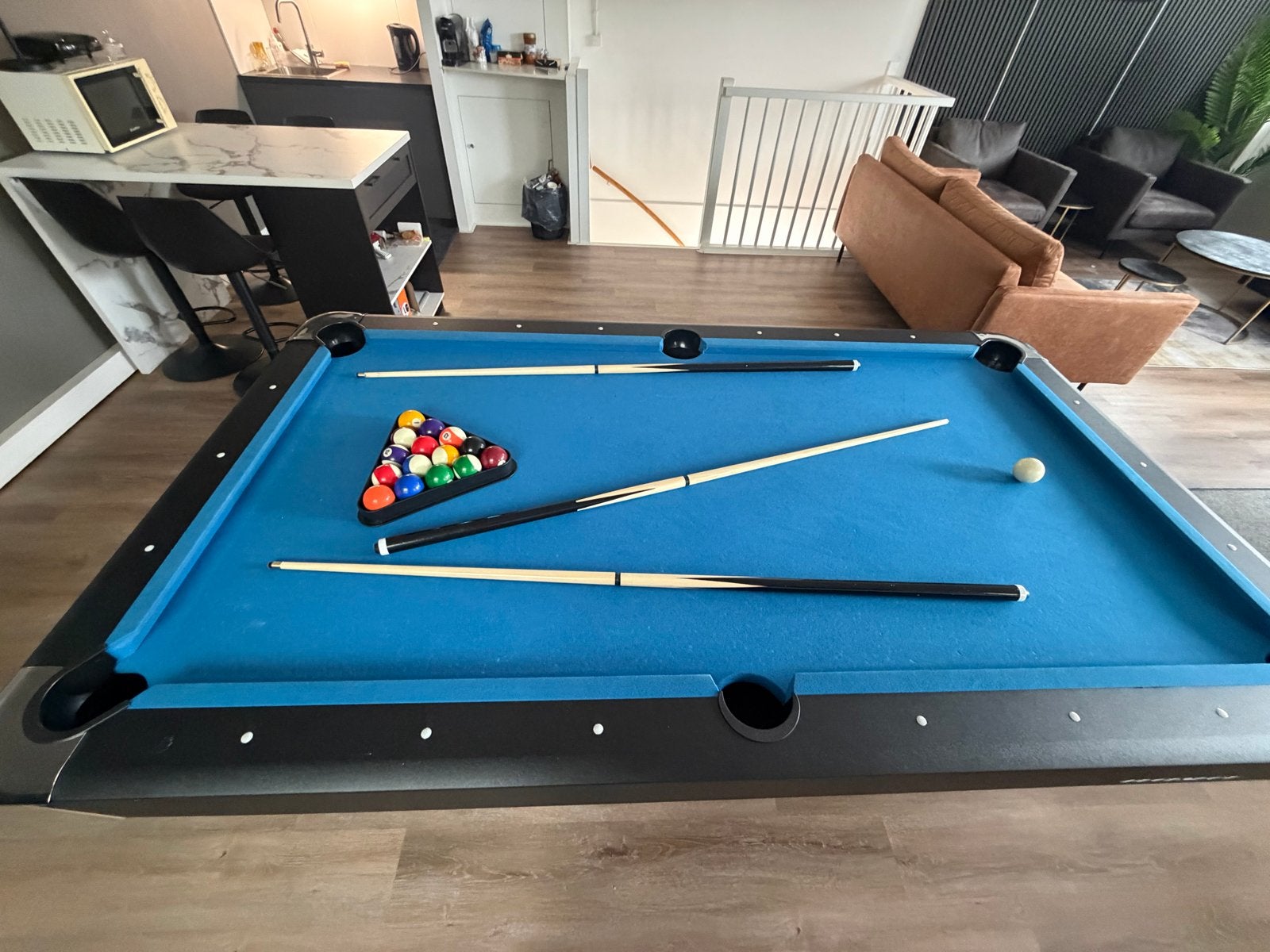 Pooltafel met Accessoires, Ophalen, Zo goed als nieuw, Pooltafel