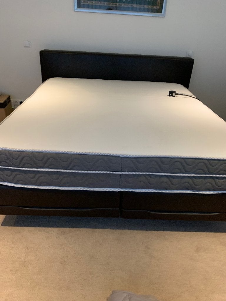 Boxspring bed 180x200 cm GRATIS, Huis en Inrichting, Ophalen, Gebruikt, Tweepersoons, 180 cm