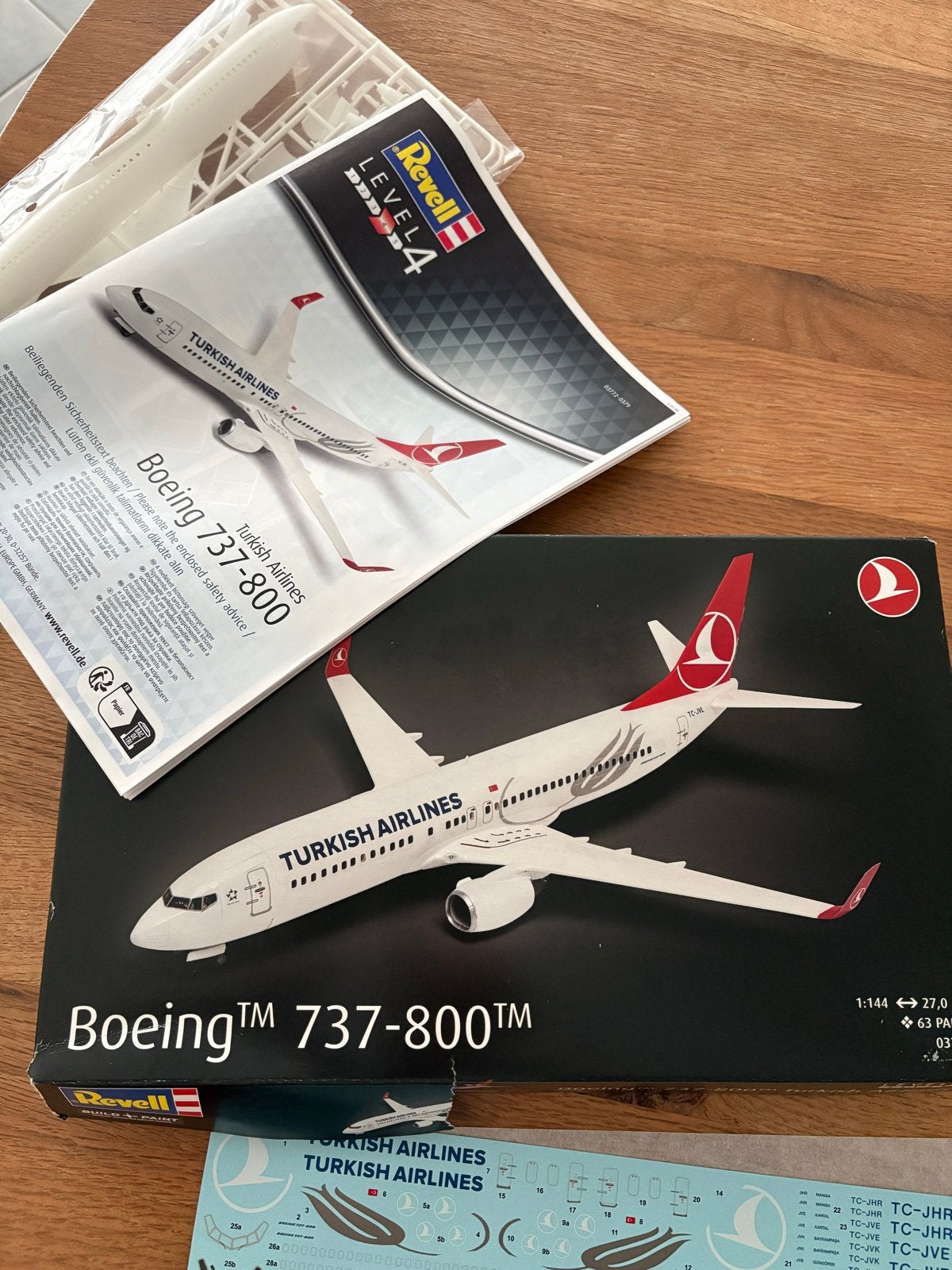 Revell Boeing 737-800 Turkish Airlines modelbouw, Ophalen, 1:144 tot 1:200, Revell, Nieuw