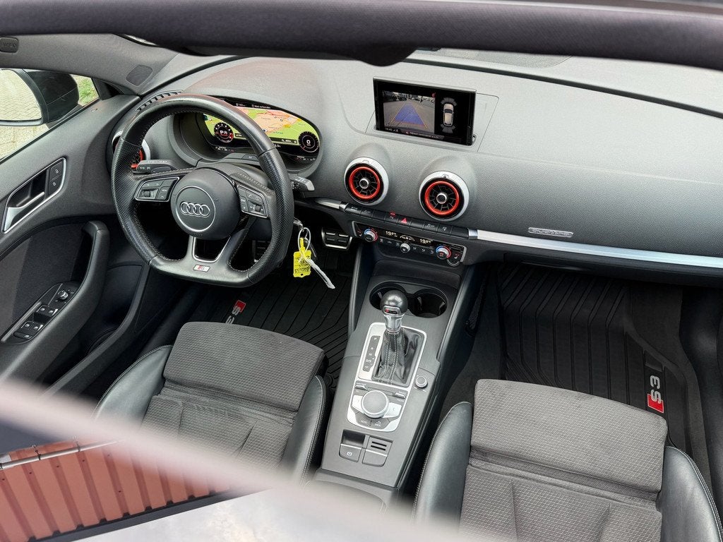 Audi S3 Sportback 2.0 TFSI S3 quattro Virtual Pano Camera 19, Auto's, Audi, S3, Zwart, 4 cilinders, 1984 cc