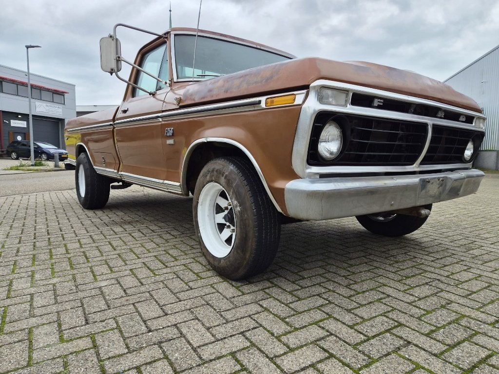PATINA big block F250 oldtimer 1973, Auto's, Automaat, 8 cilinders, Overige carrosserieën, Bruin