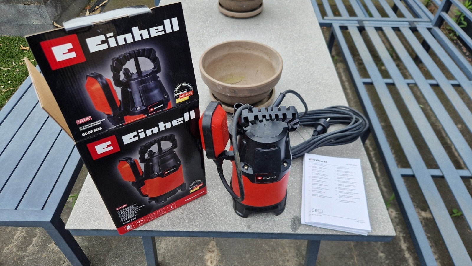 Einhell vuilwaterpomp GC-DP 3325, Ophalen of Verzenden, Zo goed als nieuw, Elektrisch, Dompelpomp